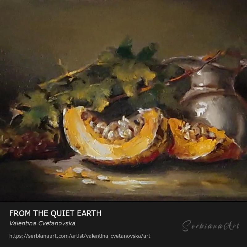 FROM THE QUIET EARTH, Oil/Canvas, Valentina Cvetanovska