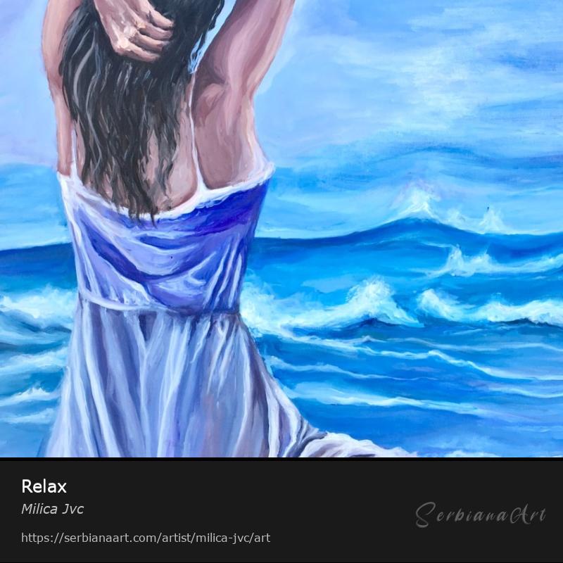 Relax, Acrylic/Canvas, Milica Jvc
