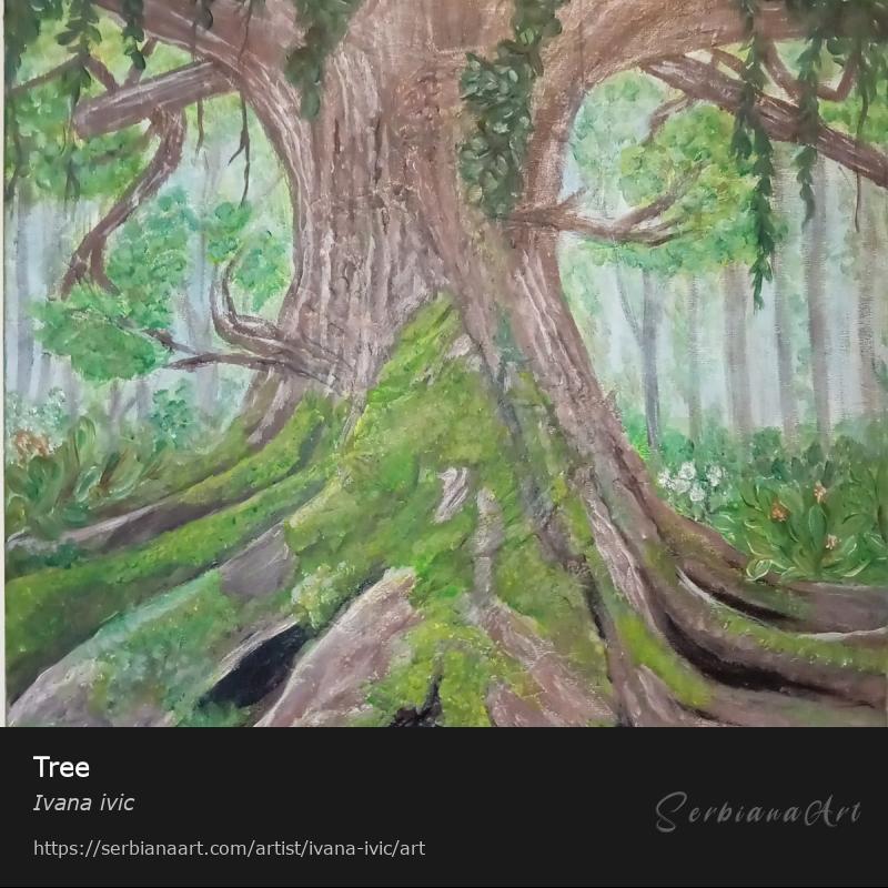 Tree, Acrylic/Canvas, Ivana ivic