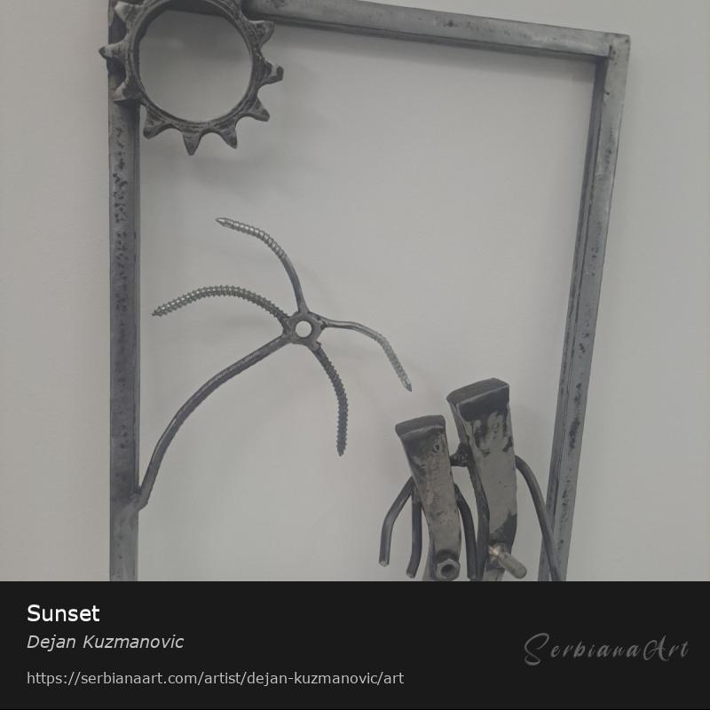Sunset, Wall decor/Metal, Dejan Kuzmanovic