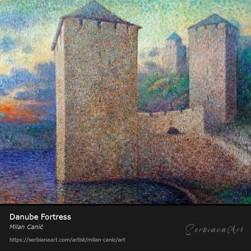Danube Fortress, Oil/Canvas, Milan Canić