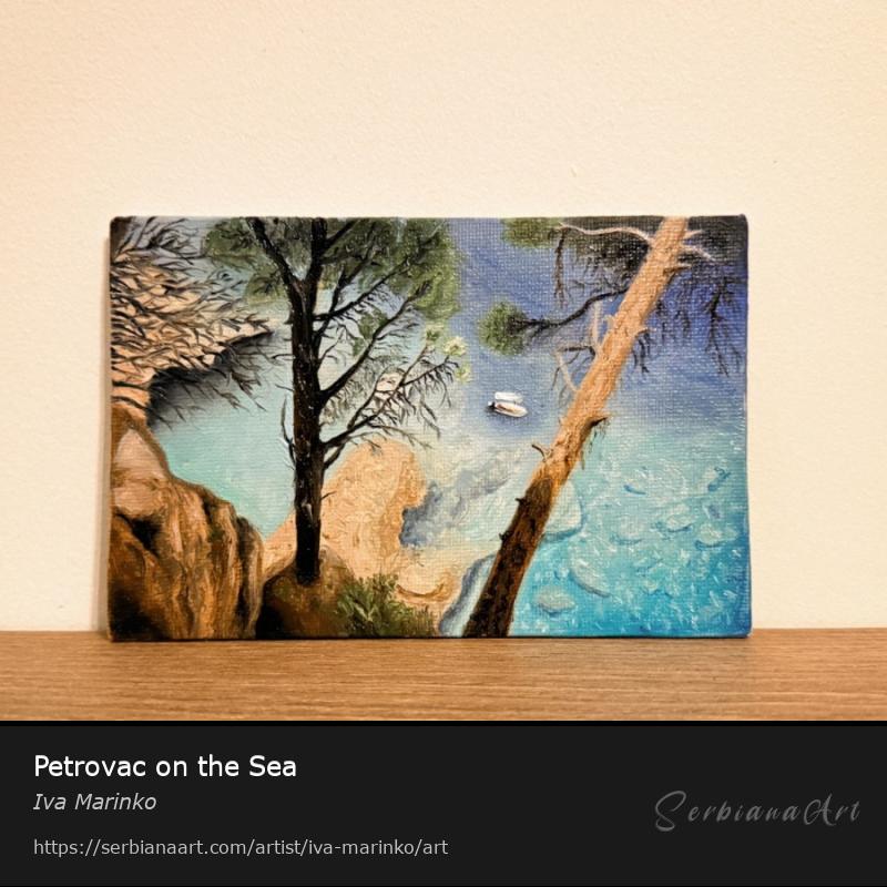 Petrovac on the Sea, Oil/Canvas, Iva Marinko