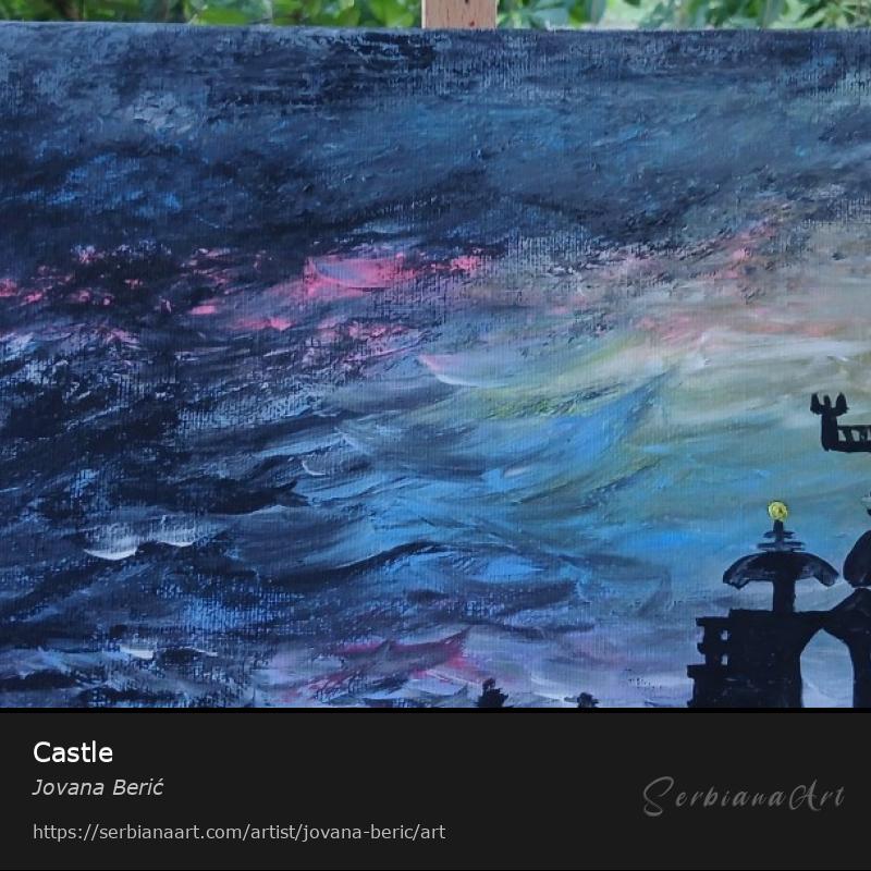 Castle, Oil/Canvas, Jovana Berić