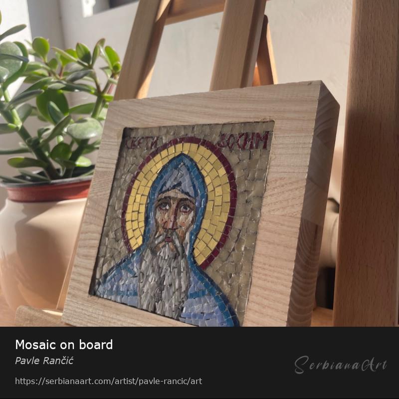 Mosaic on board, Mosaic/Mixed, Pavle Rančić
