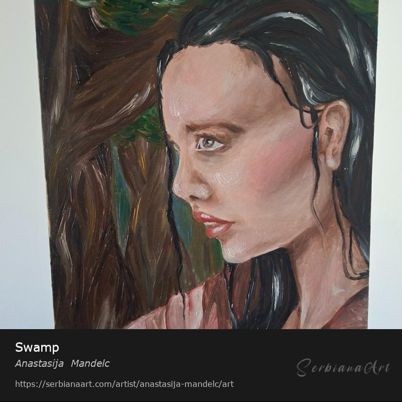 Swamp, Oil/Canvas, Anastasija  Mandelc