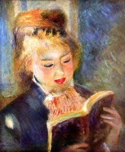 A reading girl 2