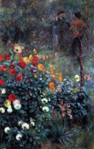 Garden in the street Cortot, Montmartre