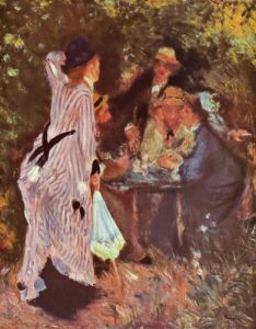 In the Garden (in the garden bower of Moulin de la Galette