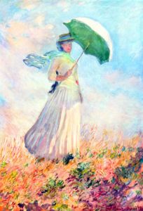 Woman with a Parasol Turned to the Right