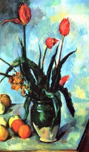 Still Life, vase with Tulips