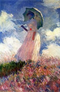 Woman with a Parasol Turned to the Left