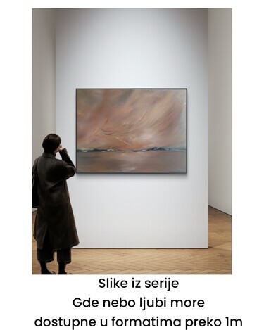 Gde nebo ljubi more veliki formati slika by KRISTINA PETRONIJEVIĆ