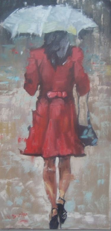 girl on the rain by Vučković Jasmina