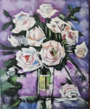 roses in a vase by Vučković Jasmina