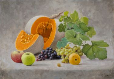 Still Life With Pumpkin by Trajković Dejan