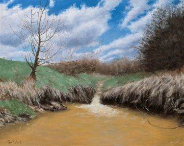 Stream in Early Spring, by Trajković Dejan