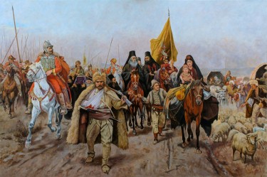 Migration of  Serbs by Trajković Dejan