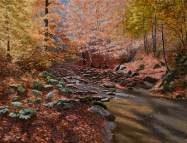 Sunny Autumn in the Forest by Trajković Dejan