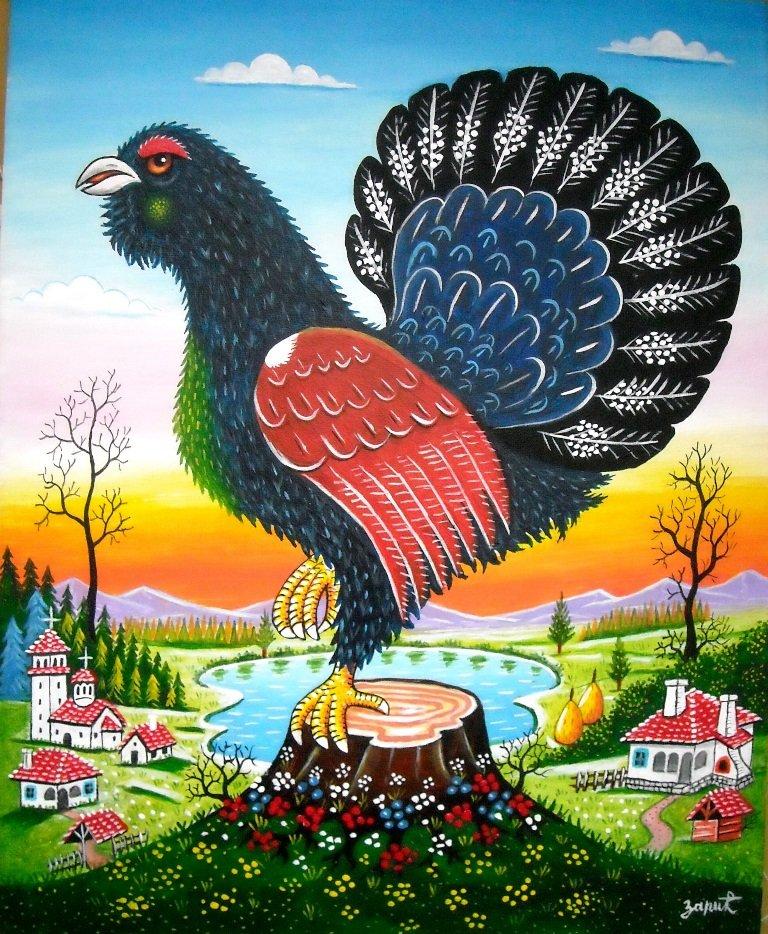Tetreb, Painting Zarić Zoran