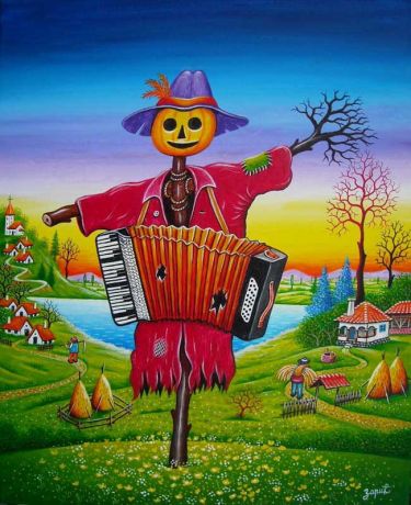 Accordionist by Zarić Zoran