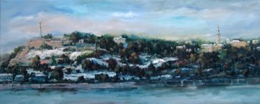 Pogled na Kalemegdan i Sabornu Crkvu,  by Ojdanic Dragan