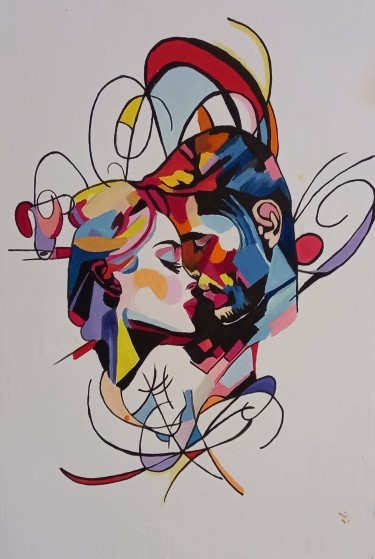 Autorska umetnička slika — „LOVE“ by AnaArt