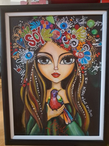 Ptica u ruci by Djurković Bogavac Snežana Art As