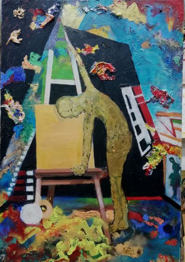 na vratima ateljea by Djurković Bogavac Snežana Art As