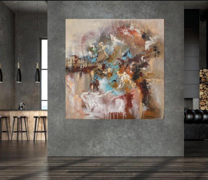 The Colors of Our Sky-2, Painting Djordjevic Snezana