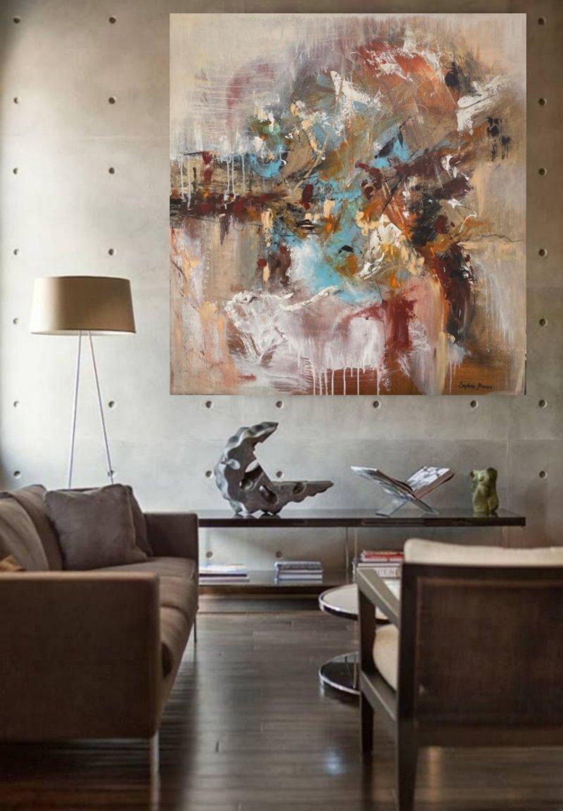 The Colors of Our Sky-2, Painting Djordjevic Snezana