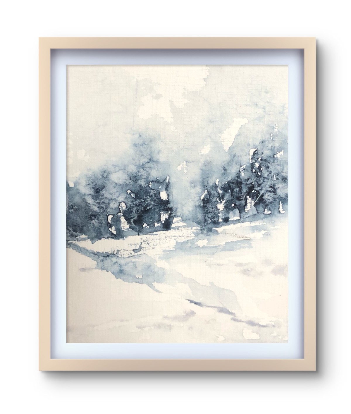 Snowy embrace of Love