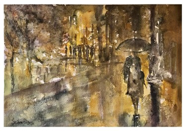 December rain by Djordjevic Snezana