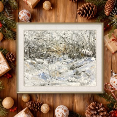 White poetry of Silence by Djordjevic Snezana