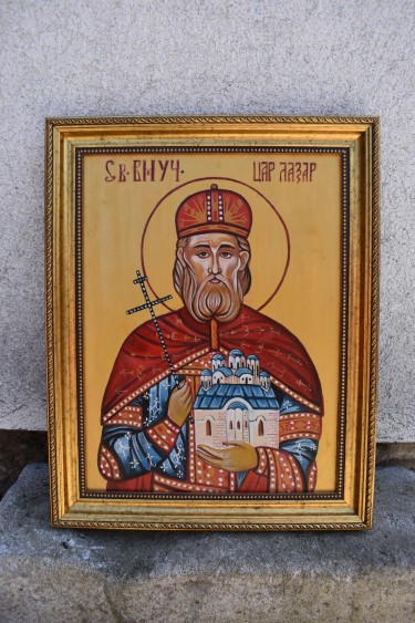 Saint Great Martyr Tsar Lazar by Petković Uroš