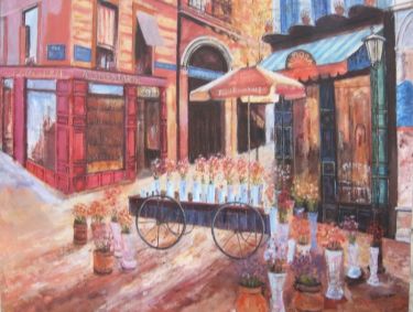 Caffe `Mimoza`, Paris,  by Paunović Slobodan
