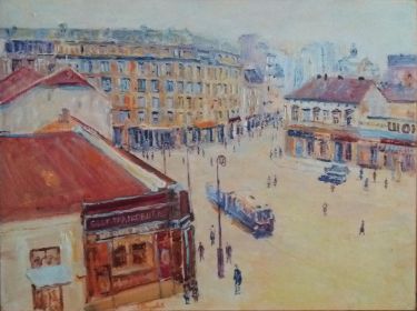 `Square, view of the Kolarceva street` 1930