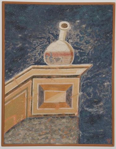 Serbia, Studenica, Evangelist`s bottle with red ink, copy of fresco