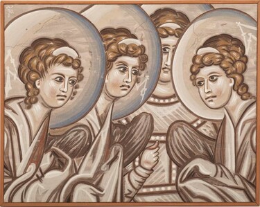 Gracanica, Angels in paradise, copy of the frescoes