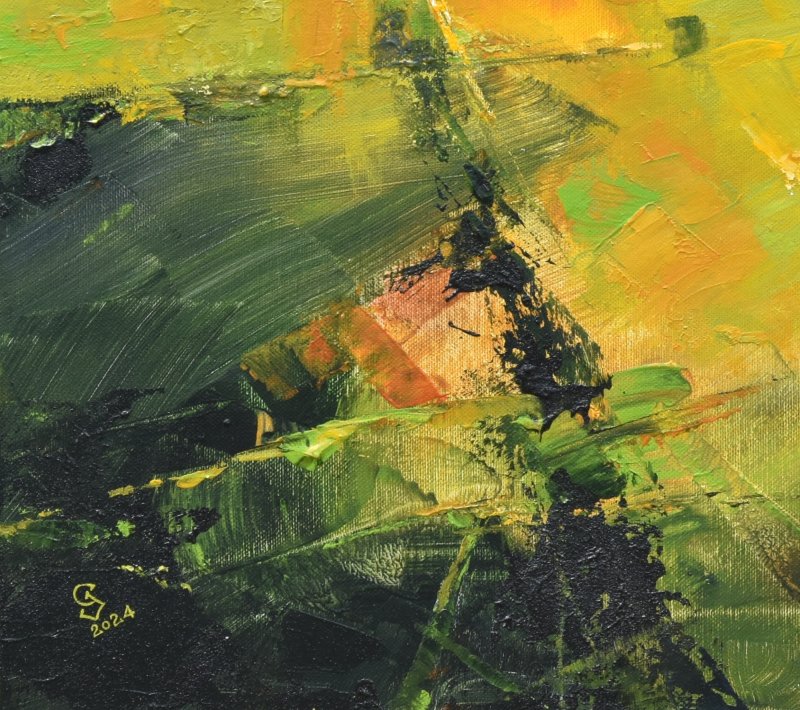 The secret of the green valley - 14, Painting Grozdanovski Ivan