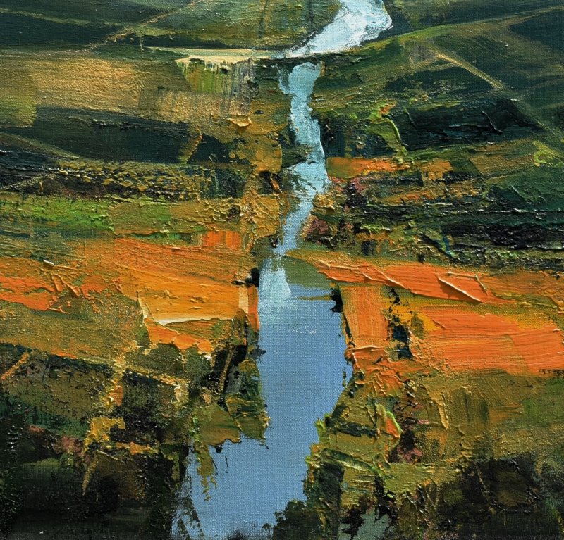 The secret of the green valley - 15, Painting Grozdanovski Ivan