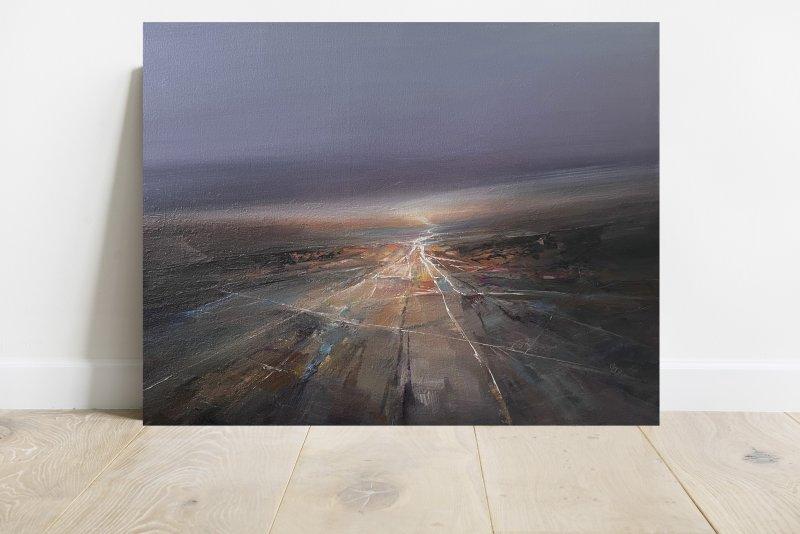 " Agartha - Ancient Crossroads - 5 ", Painting Grozdanovski Ivan