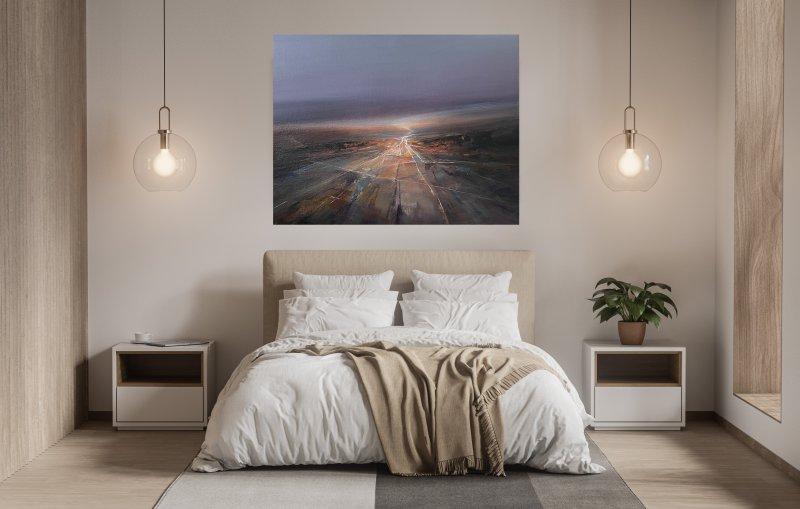 " Agartha - Ancient Crossroads - 5 ", Painting Grozdanovski Ivan