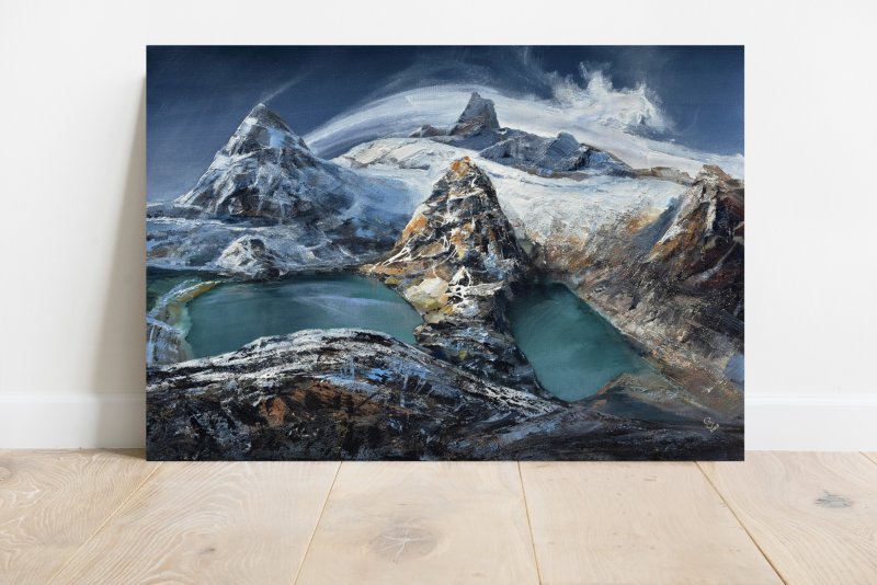 Agartha - On the path to Valhalla -7, Painting Grozdanovski Ivan