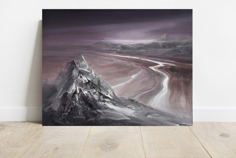 " Agartha - Beyond the wasteland ", Painting Grozdanovski Ivan