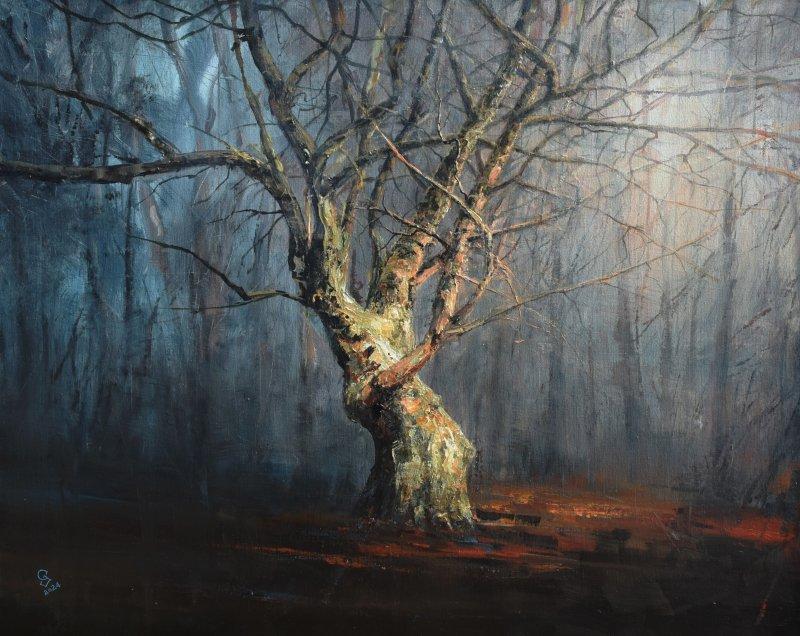 " Agartha - Shepherd of the Forest ", Painting Grozdanovski Ivan