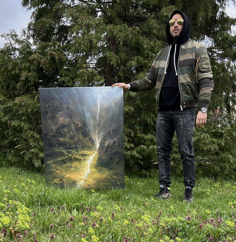 " Agartha - Source - 2 ", Painting Grozdanovski Ivan