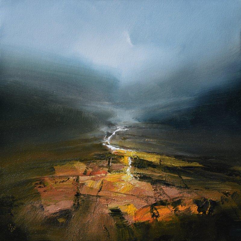 " Agartha - In the Light Beneath the Shadow 4 ", Painting Grozdanovski Ivan