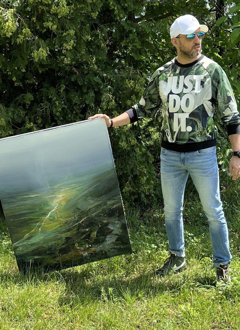 Agartha - The Rainy Valley - 4, Painting Grozdanovski Ivan
