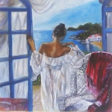 room with sea view by Anica Mladenovic