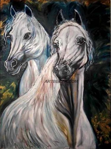 white horses